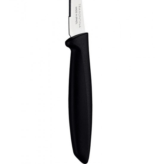 Faca 5" Para Tomate Plenus Com Lâmina Aço Inox Tramontina E Cabo De Polipropileno Preto